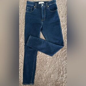 A&F Super Skinny Ankle High Rise Jean